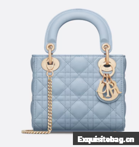 Mini Lady Dior Bag Pale Blue Cannage Lambskin M0505O Mini Lady Dior Bag Pale Blue Cannage Lambskin M0505O