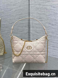 Miss Caro Diorling Mini Bag with Chain Latte Macrocannage Lambskin S5253U Miss Caro Diorling Mini Bag with Chain Latte Macrocannage Lambskin S5253U