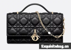 My Dior Mini Bag Cannage Lambskin S0980ONMJ black My Dior Mini Bag Cannage Lambskin S0980ONMJ black
