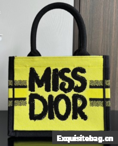 Small Dior Book Tote Two-Tone Green and Blue Miss Miss Dior Graffiti Embroidery M1265Z Small Dior Book Tote Two-Tone Green and Blue Miss Miss Dior Graffiti Embroidery M1265Z