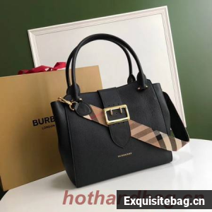 BURBERRY Medium Banner tote bag 0221 black