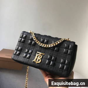 BurBerry Leather Shoulder Bag 7462 Black