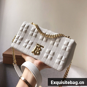 BurBerry Leather Shoulder Bag 7462 White
