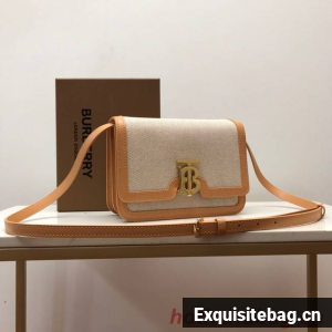 BurBerry Leather Shoulder Bag 80146 apricot