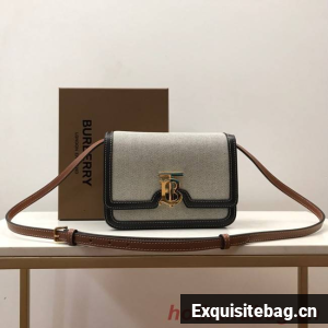 BurBerry Leather Shoulder Bag 80146 black&brown