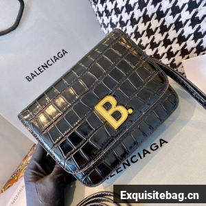 BurBerry Leather Shoulder Bag 80195 black