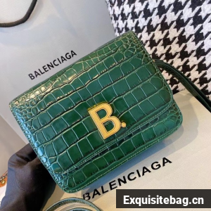 BurBerry Leather Shoulder Bag 80195 green