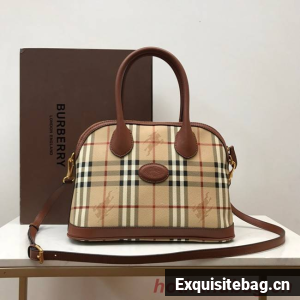 BurBerry Leather Shoulder Bag 81125 brown
