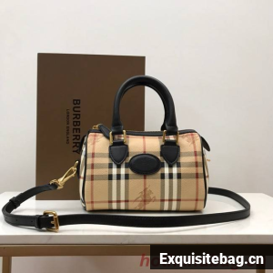 BurBerry Leather Shoulder Bag 82012 black