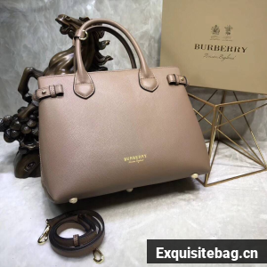 BurBerry Leather Tote Bag 5559 apricot