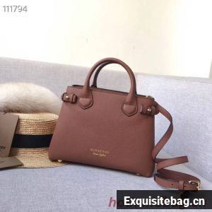 BurBerry Leather Tote Bag 7461 brown