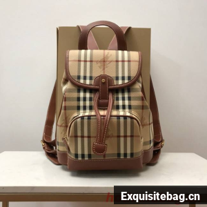 Burberry Backpack Fabric 80111 brown