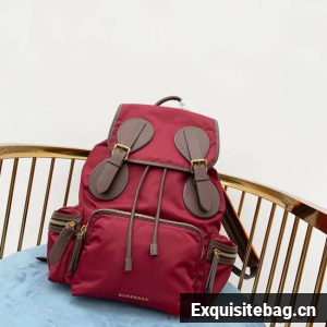 Burberry Large Backpack Fabric BU3699 red