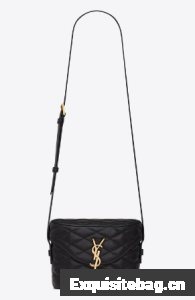 SAINT LAUREN JUNE BOX BAG IN QUILTED LAMBSKIN Y910080 black
