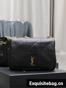 SAINT LAUREN SMALL JAMIE LAMBSKIN IN Y874230 BLACK