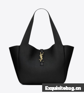 SAINT LAURENT BEA IN GRAINED LEATHER 763435 BLACK