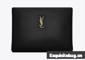 SAINT LAURENT CALYPSO LARGE POUCH IN LAMBSKIN 778943 black