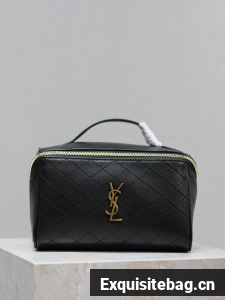 SAINT LAURENT GABY VANITY BAG IN LAMBSKIN Y875317 black