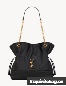 SAINT LAURENT JAMIE SHOPPING SMALL IN LAMBSKIN 833948 BLACK