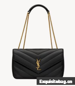 SAINT LAURENT LOULOU MEDIUM IN MATELASSE LAMBSKIN 801439 black