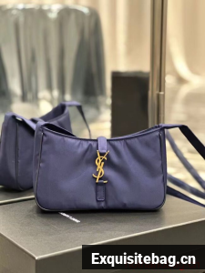 SAINT LAURENT Nylon Shoulder Bag Y988228 blue