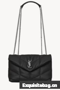 SAINT LAURENT TOY PUFFER IN LAMBSKIN 759337 NOIR