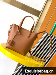 Saint Laurent MINI TOY SHOPPING SAINT LAURENT IN BOX LEATHER 773995 brown