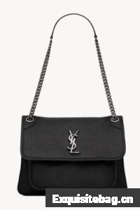 Saint Laurent NIKI MEDIUM IN GRAINED LAMBSKIN 633178 black