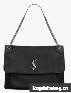 Saint Laurent NIKI OVERSIZED IN GRAINED LAMBSKIN 755857 black