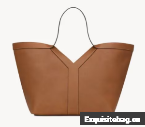 Saint Laurent Y TOTE IN LEATHER 817602 BRICK