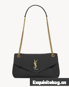 Saint LaurentCALYPSO SMALL IN GRAINED LAMBSKIN 734153 black