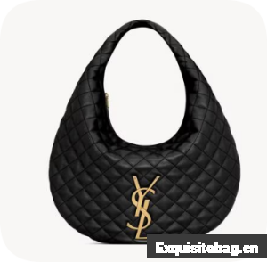 Yves Saint Laurent ICARE hobo in quilted nappa 858160 black 