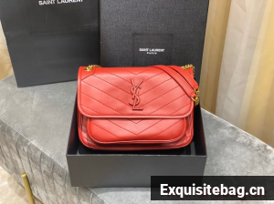 Yves Saint Laurent Medium Niki Chain Bag 498894 red