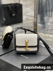 SAINT LAUREN SOLFERINO SMALL SATCHEL IN LACQUERED AYERS 634306 black