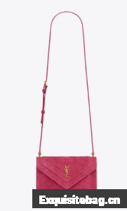 SAINT LAURENT GABY MINI SATCHEL IN SUEDE 685574 MAGENTA PINK