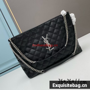 SAINT LAURENT LEATHER BAG 202611 BLACK