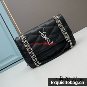 SAINT LAURENT LEATHER BAG Y203737 BLACK
