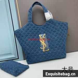 SAINT LAURENT SHOPPING Denim bag Y205320 blue