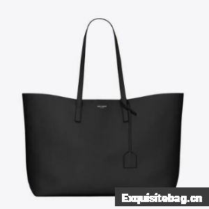 SAINT LAURENT SHOPPING SAINT LAURENT E/W IN SUPPLE LEATHER 600281 BLACK