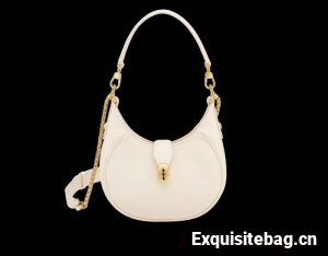 BVLGARI Shoulder Bag Calfskin Leather B281640 white