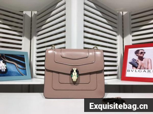 BVLGARI mini Shoulder Bag Calfskin Leather BG2283 Pink