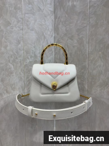 Bvlgari Serpenti Forever leather crossbody bag B282923 white