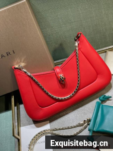 Bvlgari Serpenti Forever leather crossbody bag B282935 red