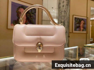 Bvlgari Serpenti Forever leather small crossbody bag B209107 pink