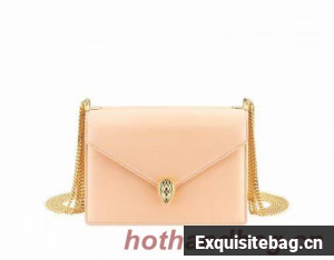 Bvlgari Serpenti Forever leather small crossbody bag B210543 pink