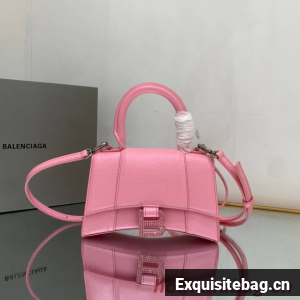 Balenciaga HOURGLASS SMALL TOP HANDLE BAG 59353 pink
