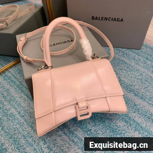 Balenciaga HOURGLASS SMALL TOP HANDLE BAG B108895-1 PINK