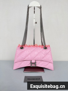 Balenciaga HOURGLASS Wallet With Chain 92885 PINK