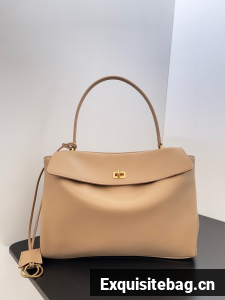 Balenciaga Rodeo Handbag Large smooth calfskin 795458 Apricot