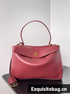 Balenciaga Rodeo Handbag Large smooth calfskin 795458 Burgundy